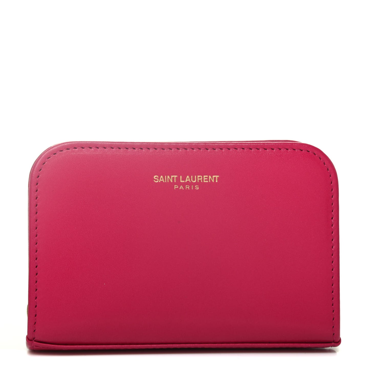 Calfskin Small Coin Purse Fuchsia