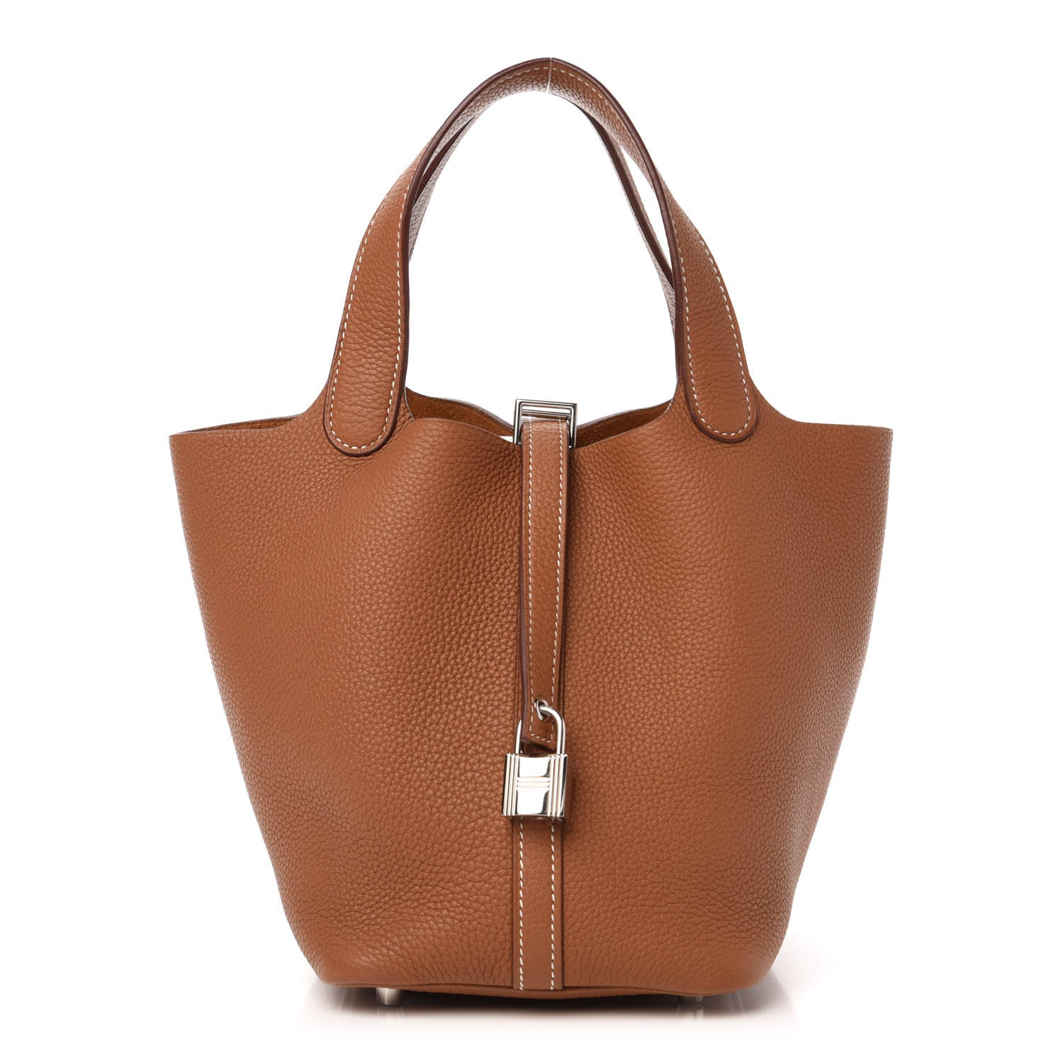 Hermes Taurillon Clemence Picotin Lock 18 PM Gold 1 of 11