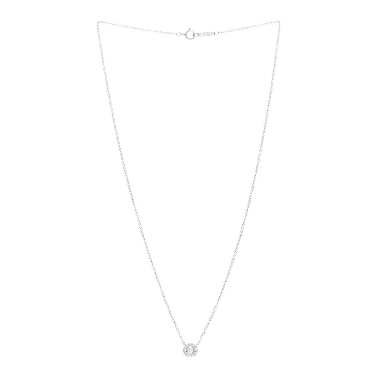 Platinum Diamond Soleste Pendant Necklace