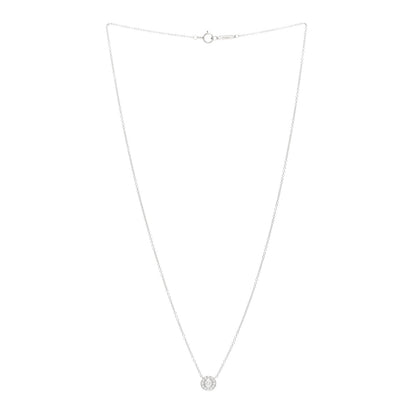 Tiffany Platinum Diamond Soleste Pendant Necklace 3 of 5