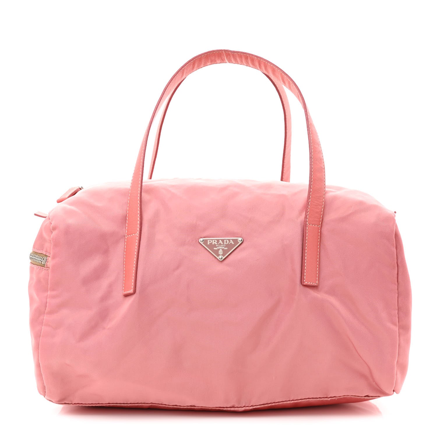 Prada Tessuto Nylon Bowler Pink 1 of 17