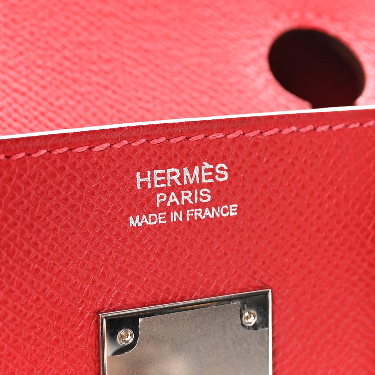 Hermes Epsom Birkin 30 Rouge Casaque 6 of 10