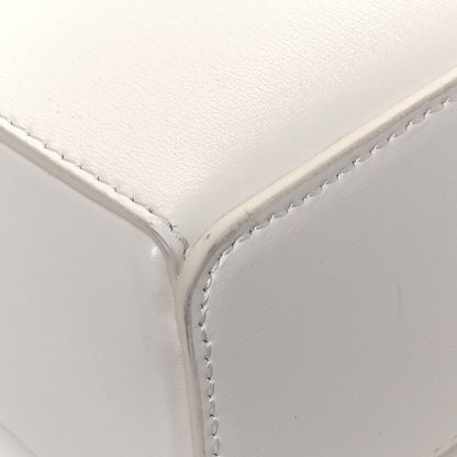 Givenchy Box Calfskin Small Cut Out Shoulder Bag Ivory 5 of 13