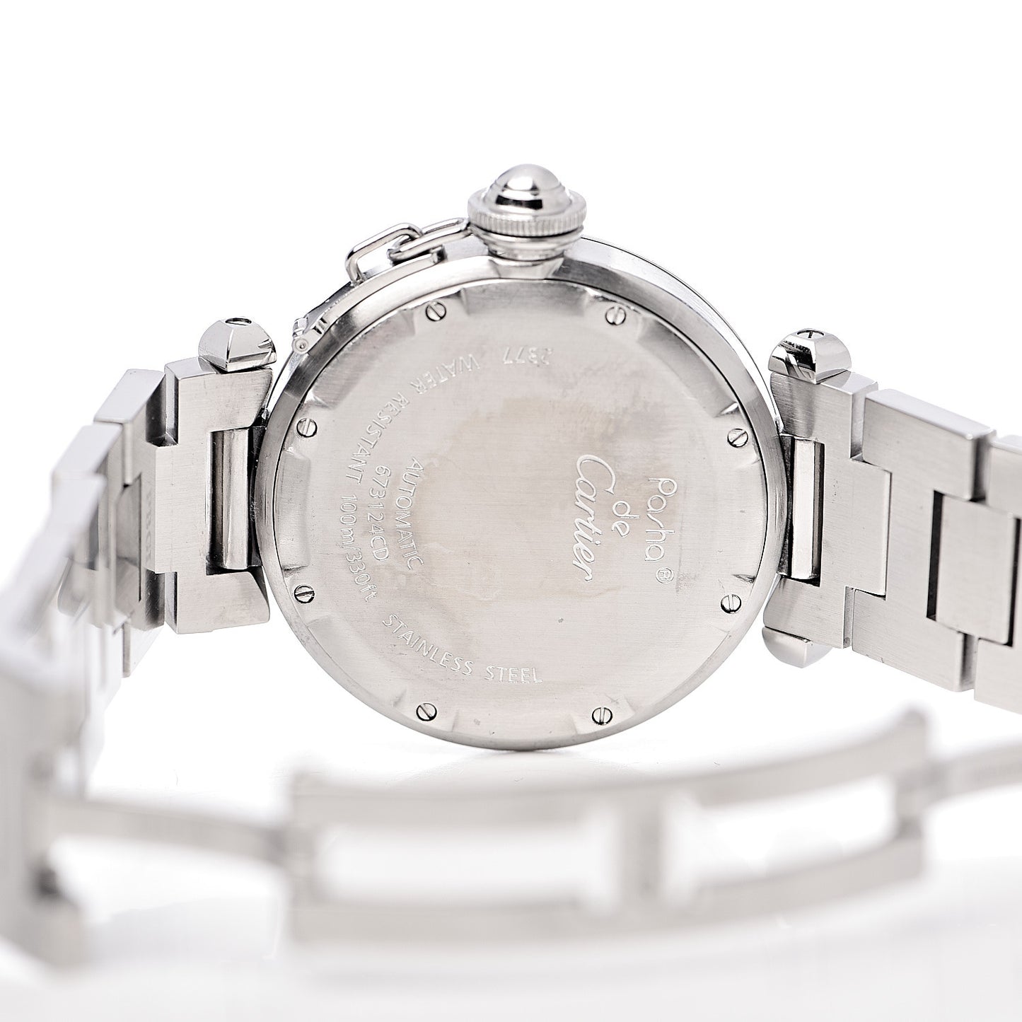 Stainless Steel 35mm Pasha GMT Automatic Watch
