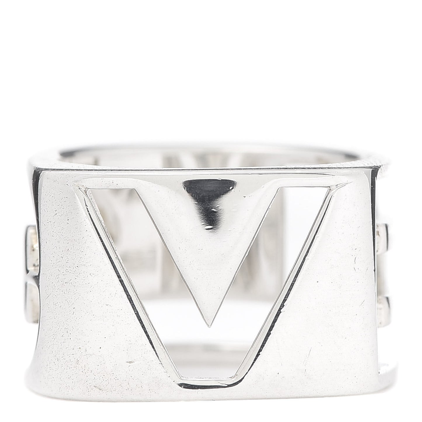 Sterling Silver Era Love Square Ring 55 7.25