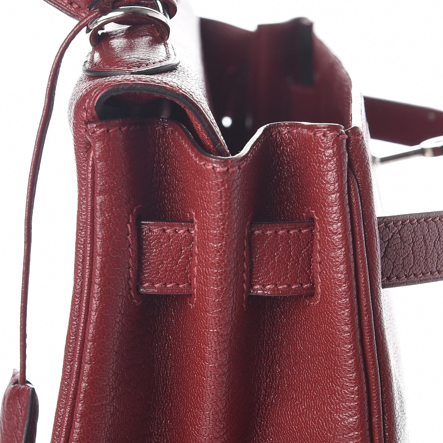 Chevre De Coromandel Kelly Retourne 32 Rouge H