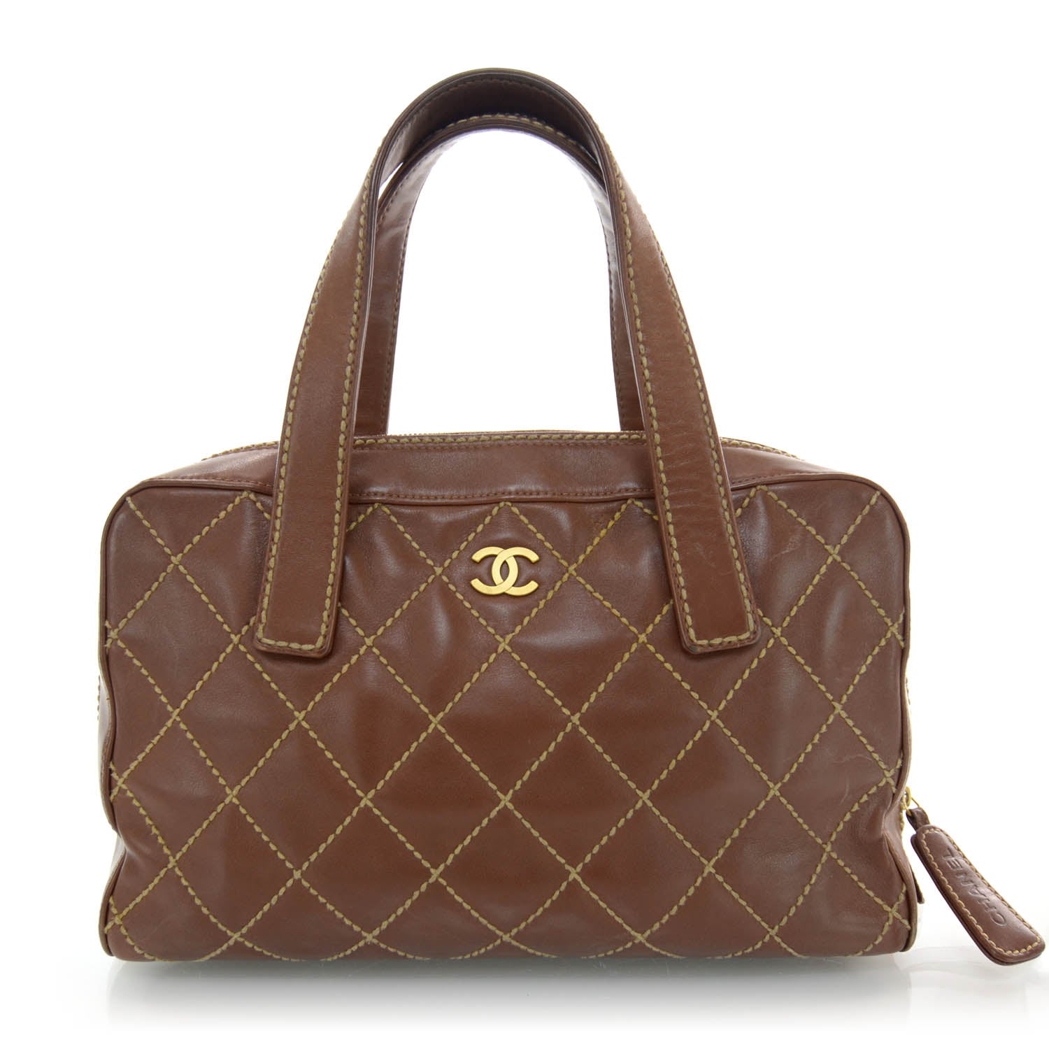 Chanel Contrast Stitch Surpique 1 of 8