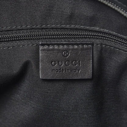 Gucci GG Monogram Web Flat Messenger Bag Black 7 of 8