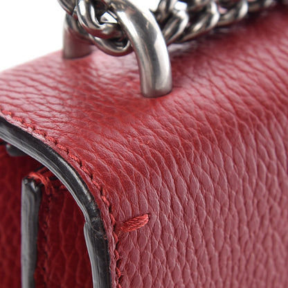 Gucci Dollar Calfskin Swarovski Crystal Small Dionysus Shoulder Bag Hibiscus Red 14 of 16