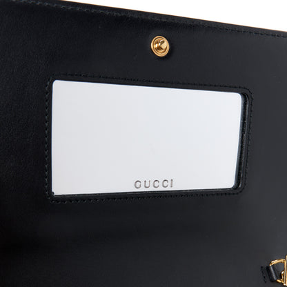 Gucci Calfskin GG Matelasse Chain Wallet Black 6 of 10