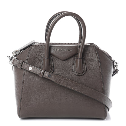 Givenchy Sugar Goatskin Mini Antigona Heather Grey 1 of 9