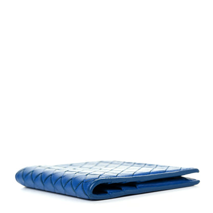 Bottega Veneta Nappa Intrecciato Card Holder Blue 4 of 9