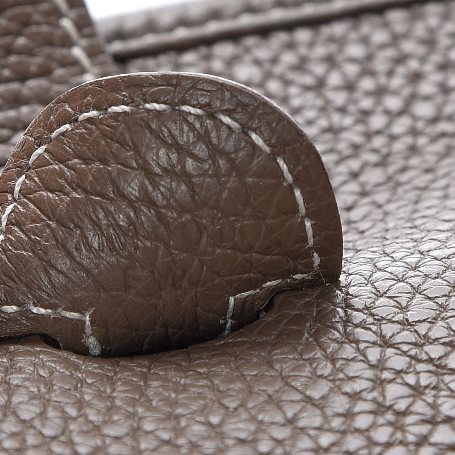 Hermes Taurillon Clemence Evelyne III PM Etoupe 8 of 9