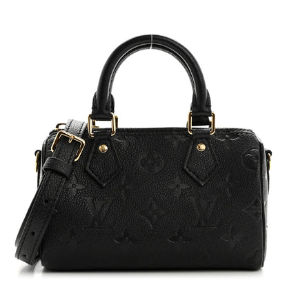 Louis Vuitton Empreinte Monogram Nano Speedy Black 1 of 9