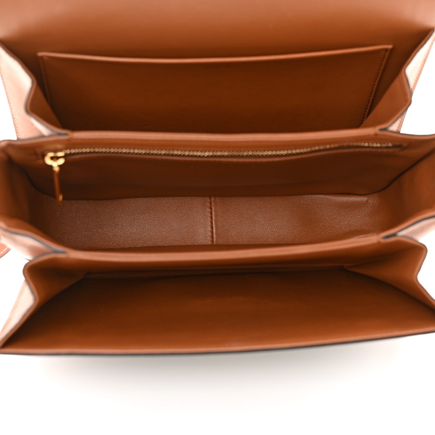 Textile Natural Calfskin Medium Triomphe Bag Green