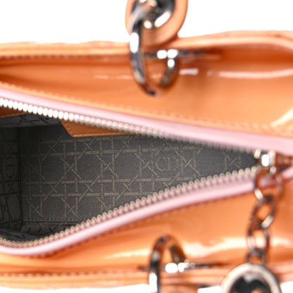 Christian Dior Patent Cannage Medium Lady Dior Pale Pink 5 of 10