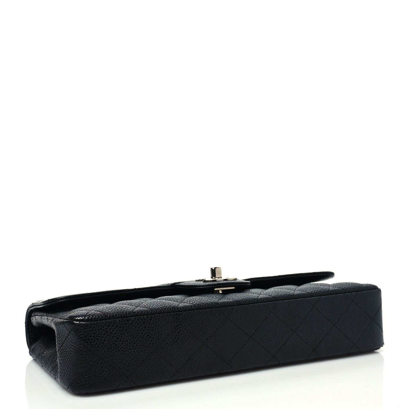 Caviar Quilted East West Flap Black