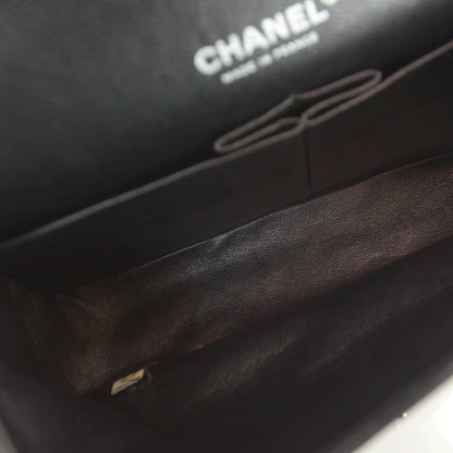 Chanel Patent Medium Double Flap Black 9 of 9