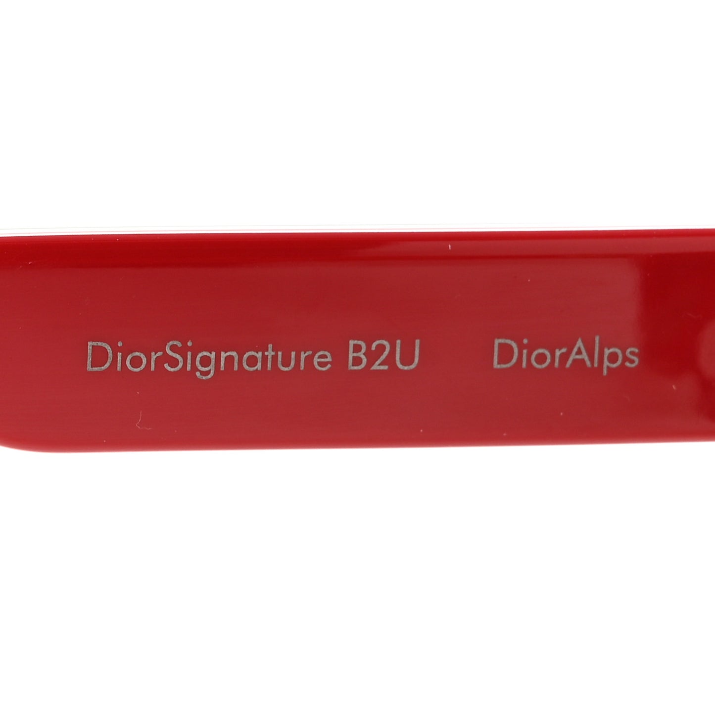 Diorsignature B2U DiorAlps Butterfly Sunglasses Tortoise Red