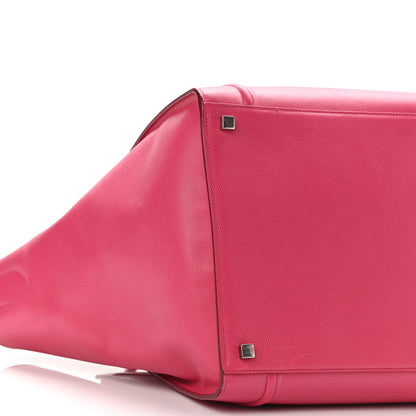 Celine Grained Calfskin Medium Phantom Luggage Fuchsia 11 of 12