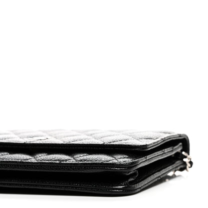 Chanel Caviar Quilted Wallet on Chain WOC Black 11 of 11