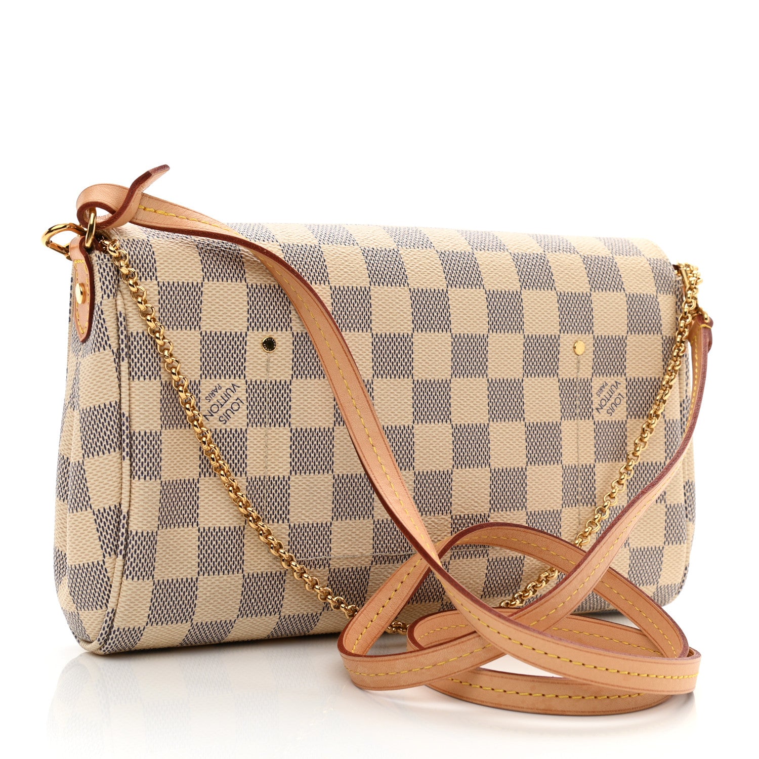 Louis Vuitton Damier Azur Favorite MM 3 of 11