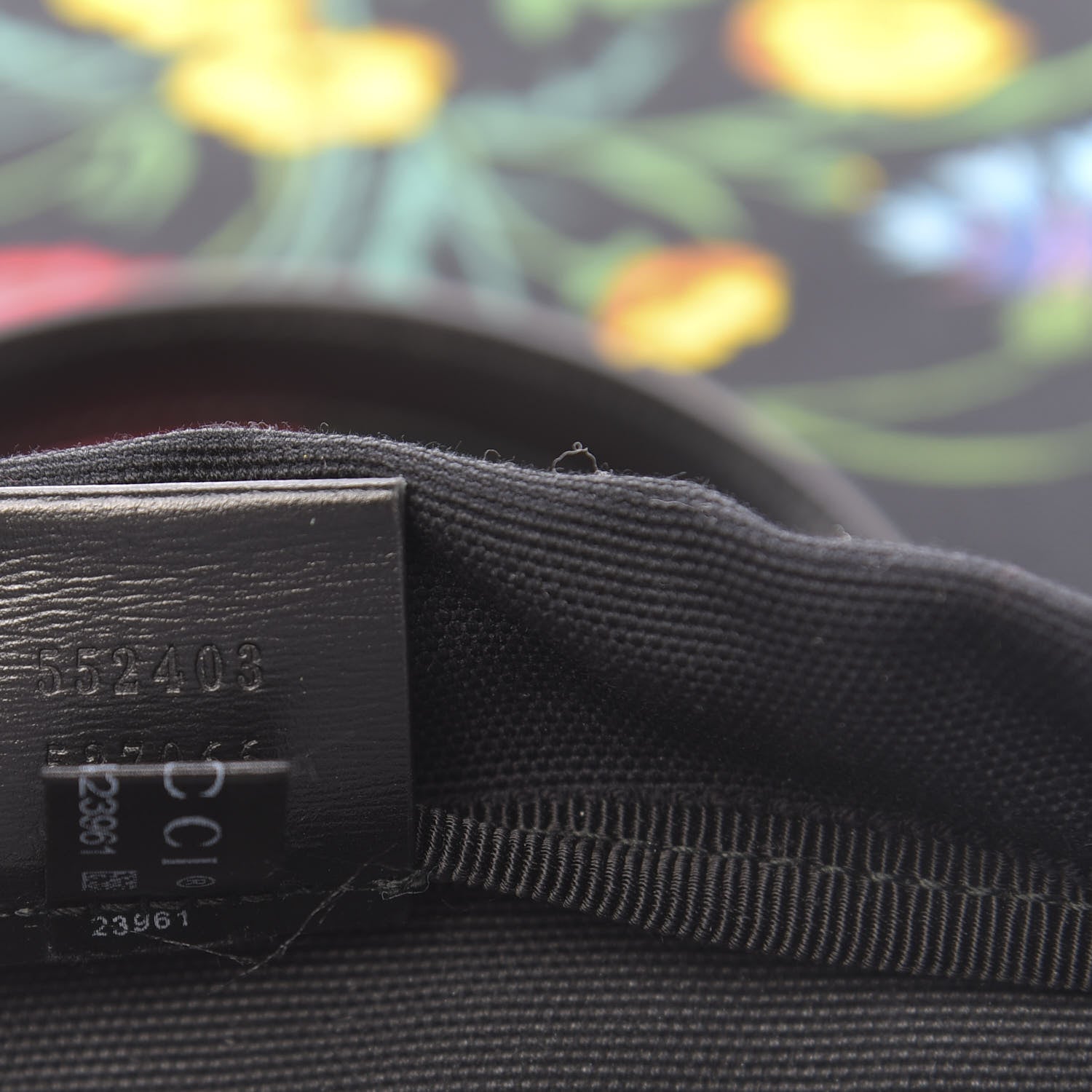 Gucci Canvas Chateau Marmont Drawstring Tote Black 7 of 10