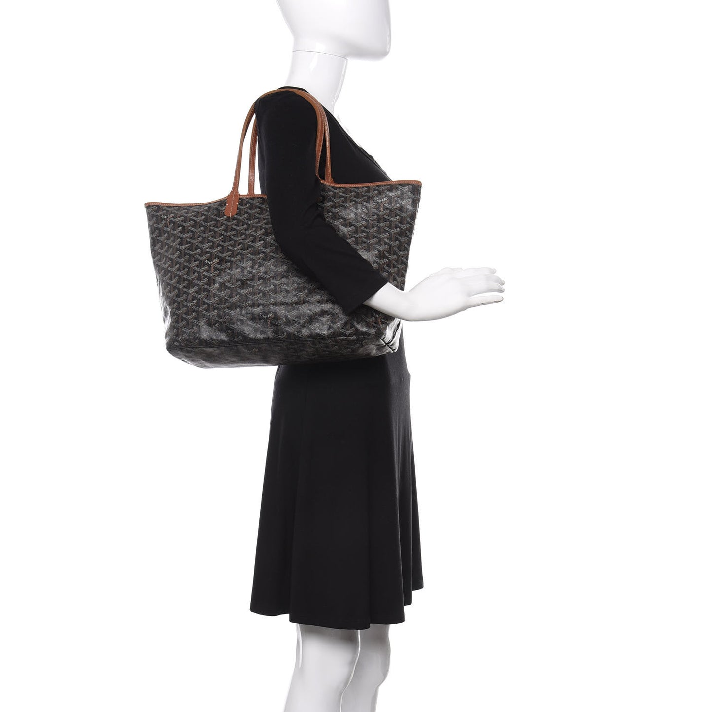 Goyardine Saint Louis PM Black Gold