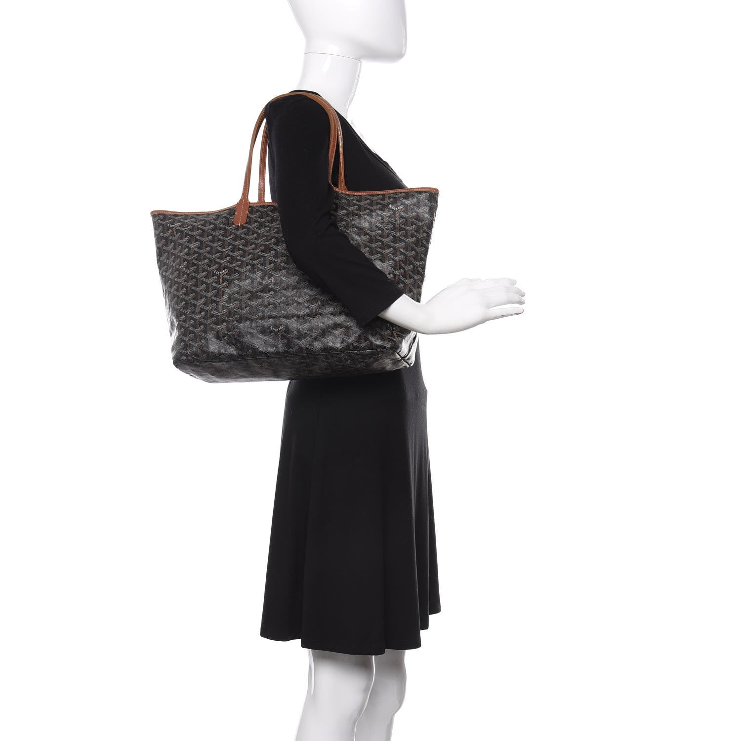 Goyard Goyardine Saint Louis PM Black Gold 2 of 23