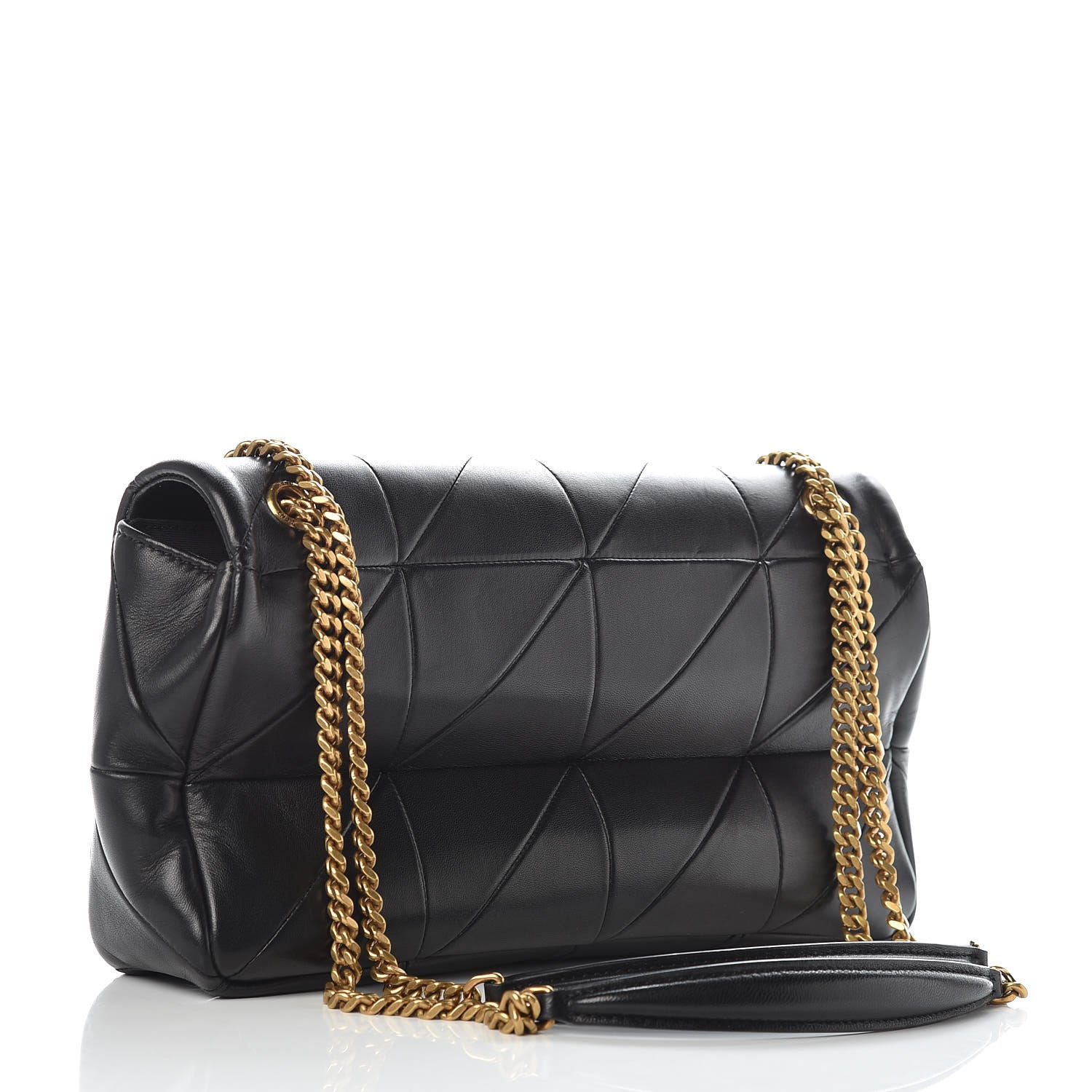 Saint Laurent Lambskin Patchwork Monogram Medium Jamie Black 3 of 14