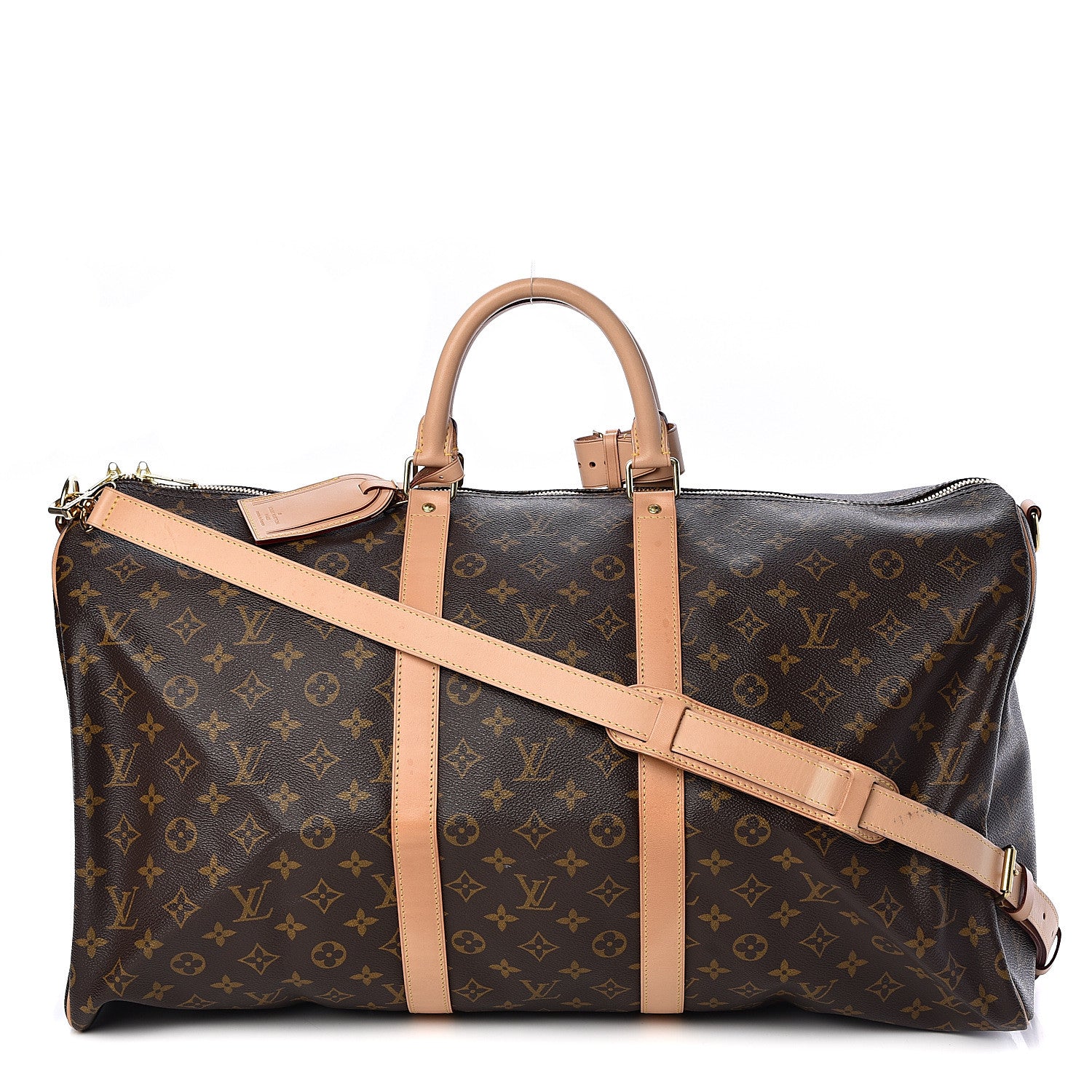 Louis Vuitton Monogram Keepall Bandouliere 55 1 of 12