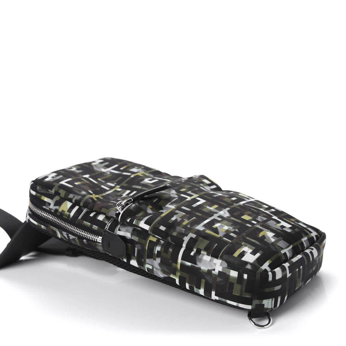 Nylon CamouFF Sling Bag Black Multicolor