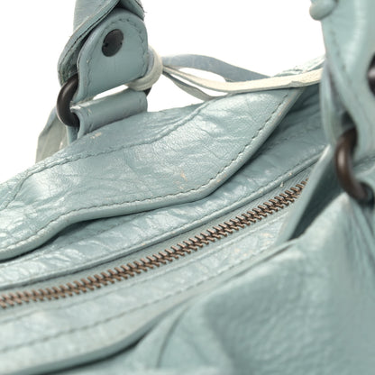Balenciaga Agneau Classic Hardware City Bleu Acier Ciel 10 of 14