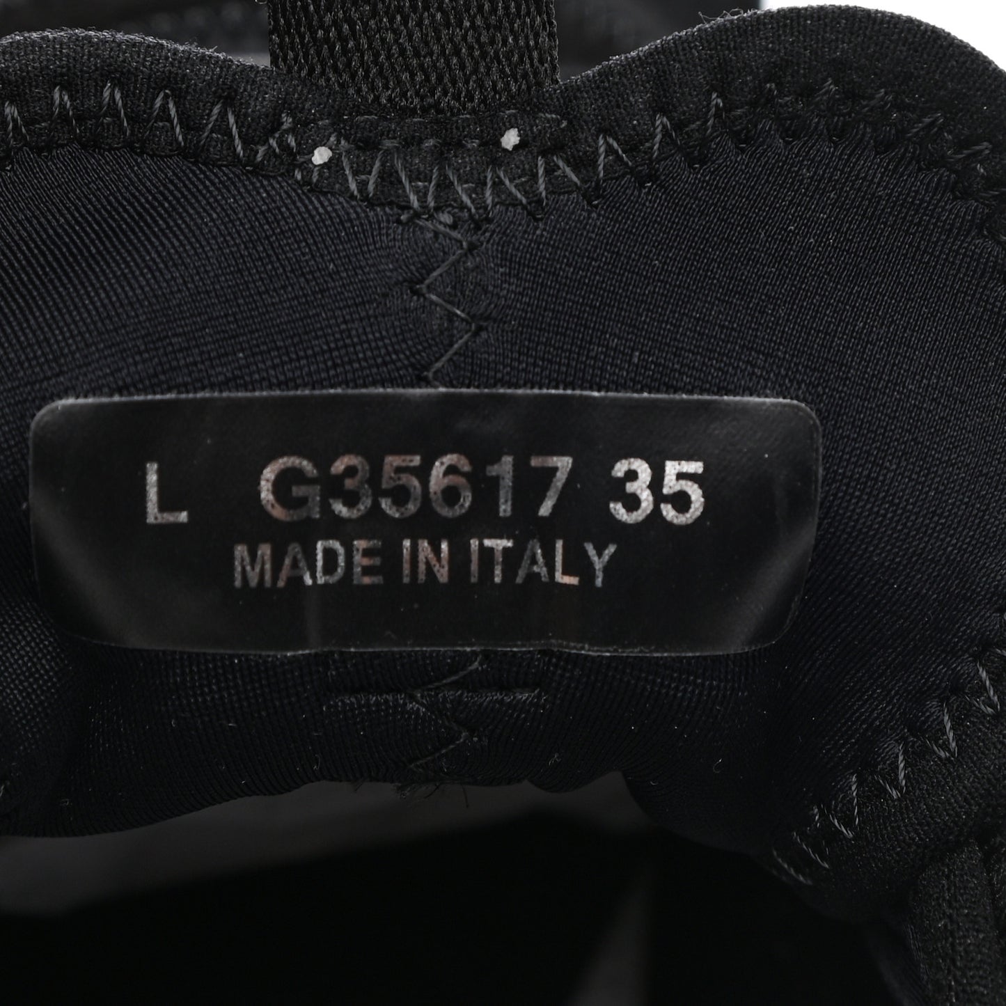 Velvet Calfskin Mixed Fibers CC Sneakers 35 Black