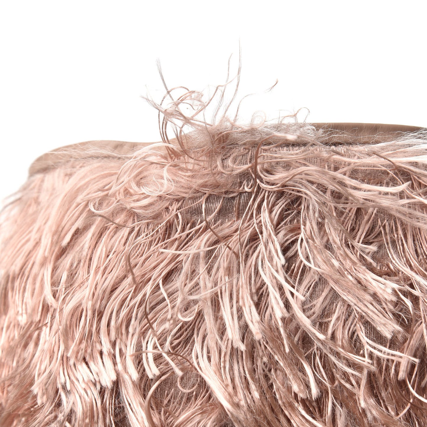 Calfskin Fringe Magalie 65 Knee High Boots 39.5 Ballet Pink