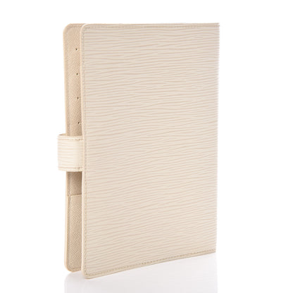 Louis Vuitton Epi Medium Ring Agenda Cover Ivory 3 of 10