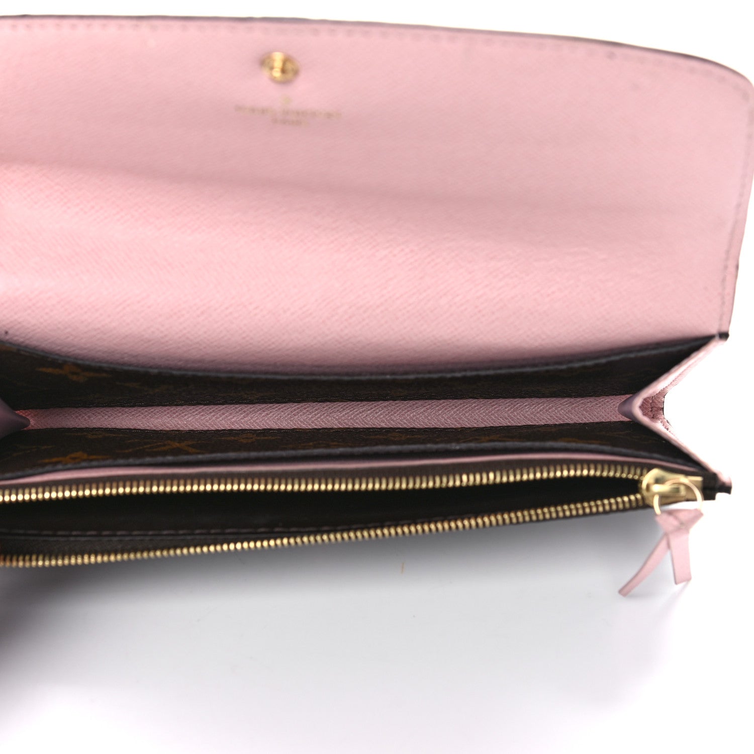 Louis Vuitton Monogram Emilie Wallet Rose Ballerine 5 of 11