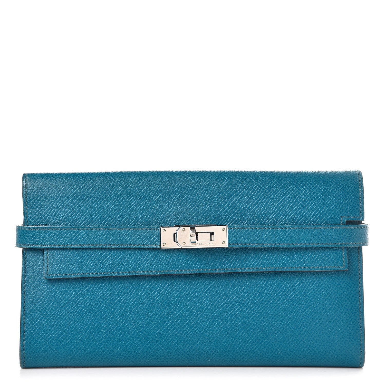 Hermes Epsom Kelly Longue Wallet Bleu Izmir 1 of 8