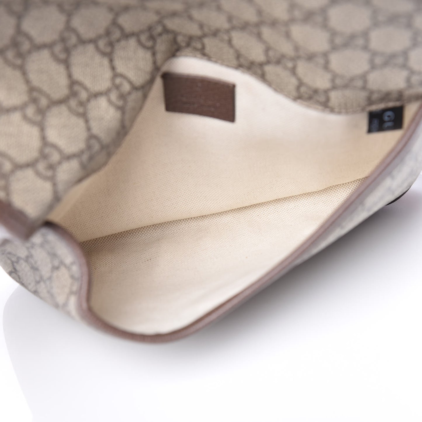 GG Supreme Monogram Neo Vintage Web Belt Bag Brown