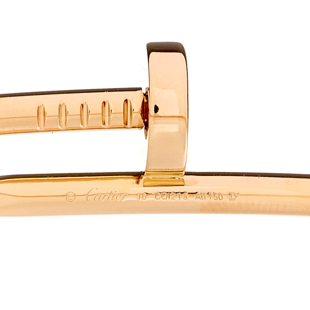 18K Pink Gold Juste Un Clou Bracelet 16