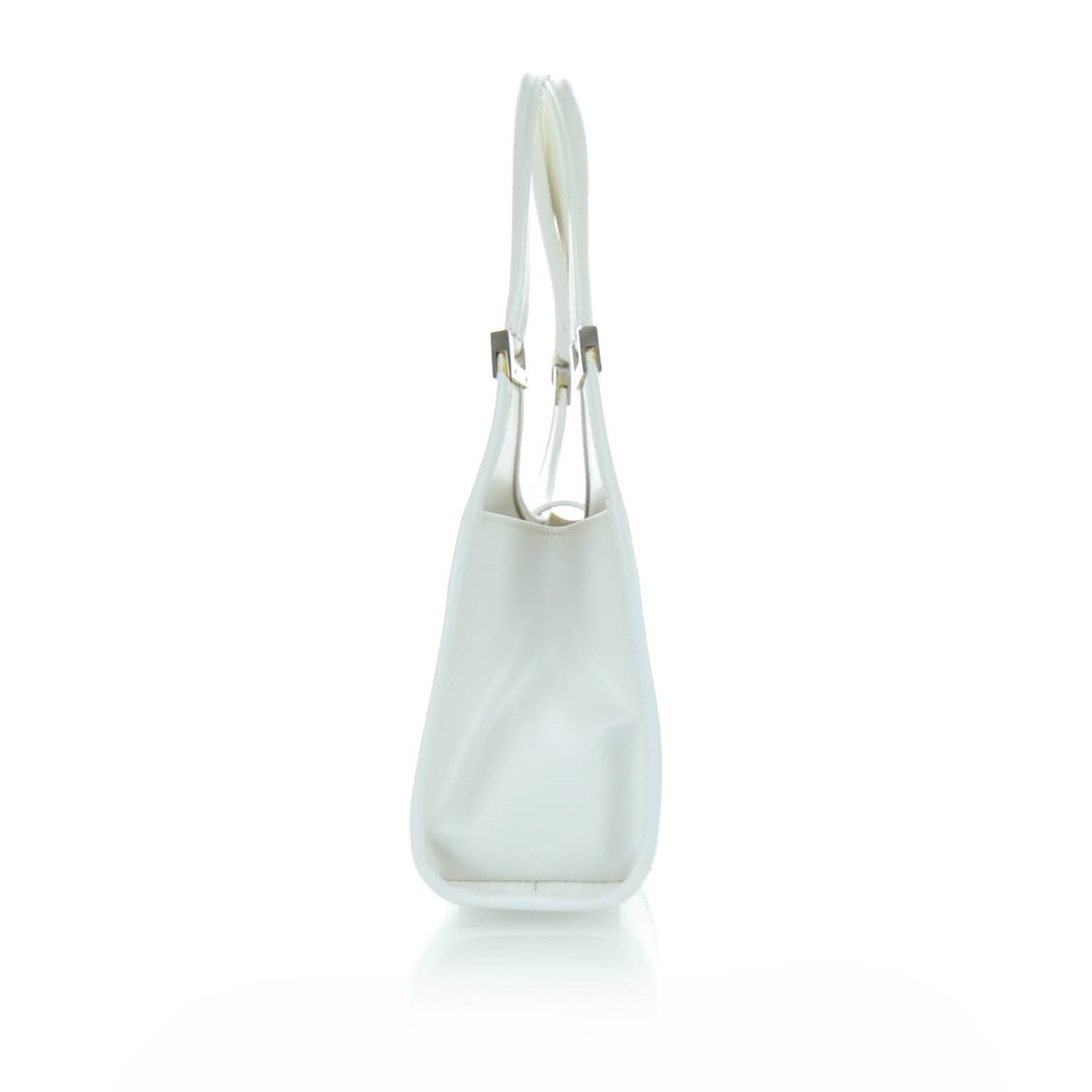 Leather Small Bardot White