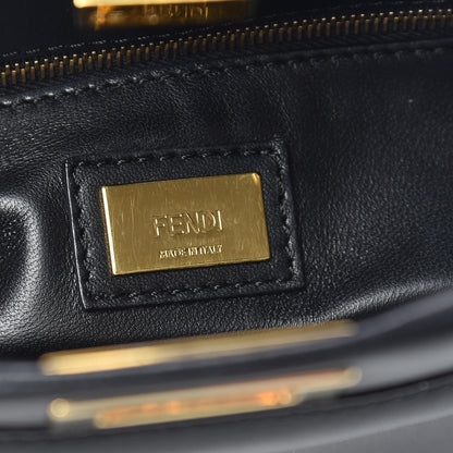 Fendi Nappa Mini Peekaboo Iconic Satchel Black 9 of 12