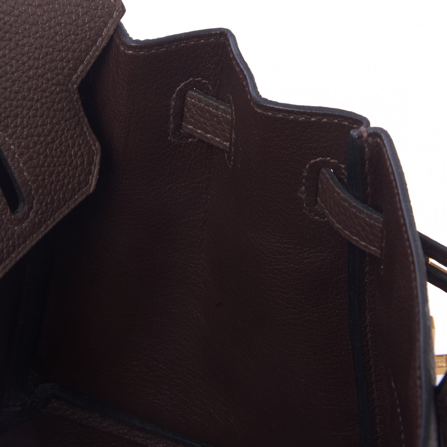 Hermes Togo Birkin 25 Chocolate 19 of 33