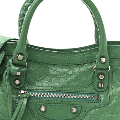 Balenciaga Agneau Classic Silver Hardware S City Magic Green 9 of 14