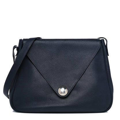 Hermes Taurillon Clemence Christine Bleu Indigo 1 of 22