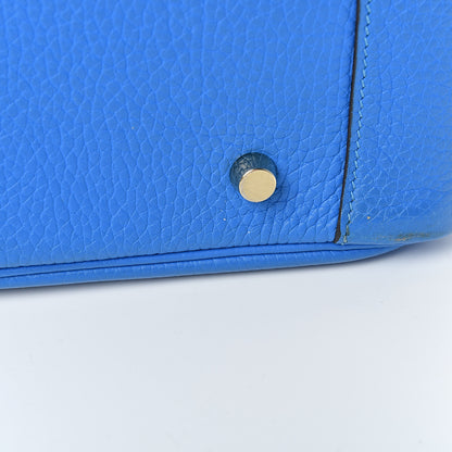 Hermes Taurillon Clemence Lindy 34 Bleu Hydra 14 of 17