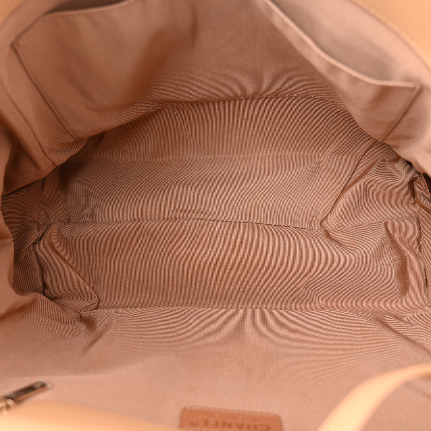 Chanel Bullskin Stitched Medium Shopping Bag Beige 5 of 11