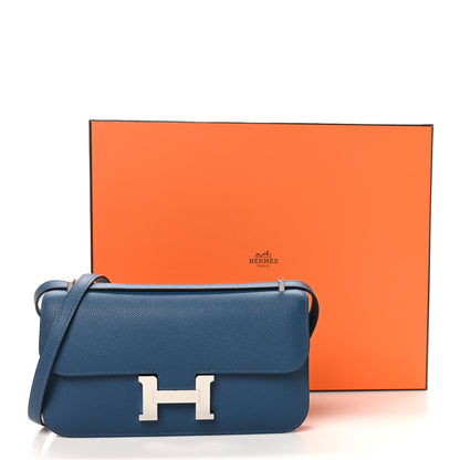 Hermes Epsom Constance Elan 25 Deep Blue 12 of 12