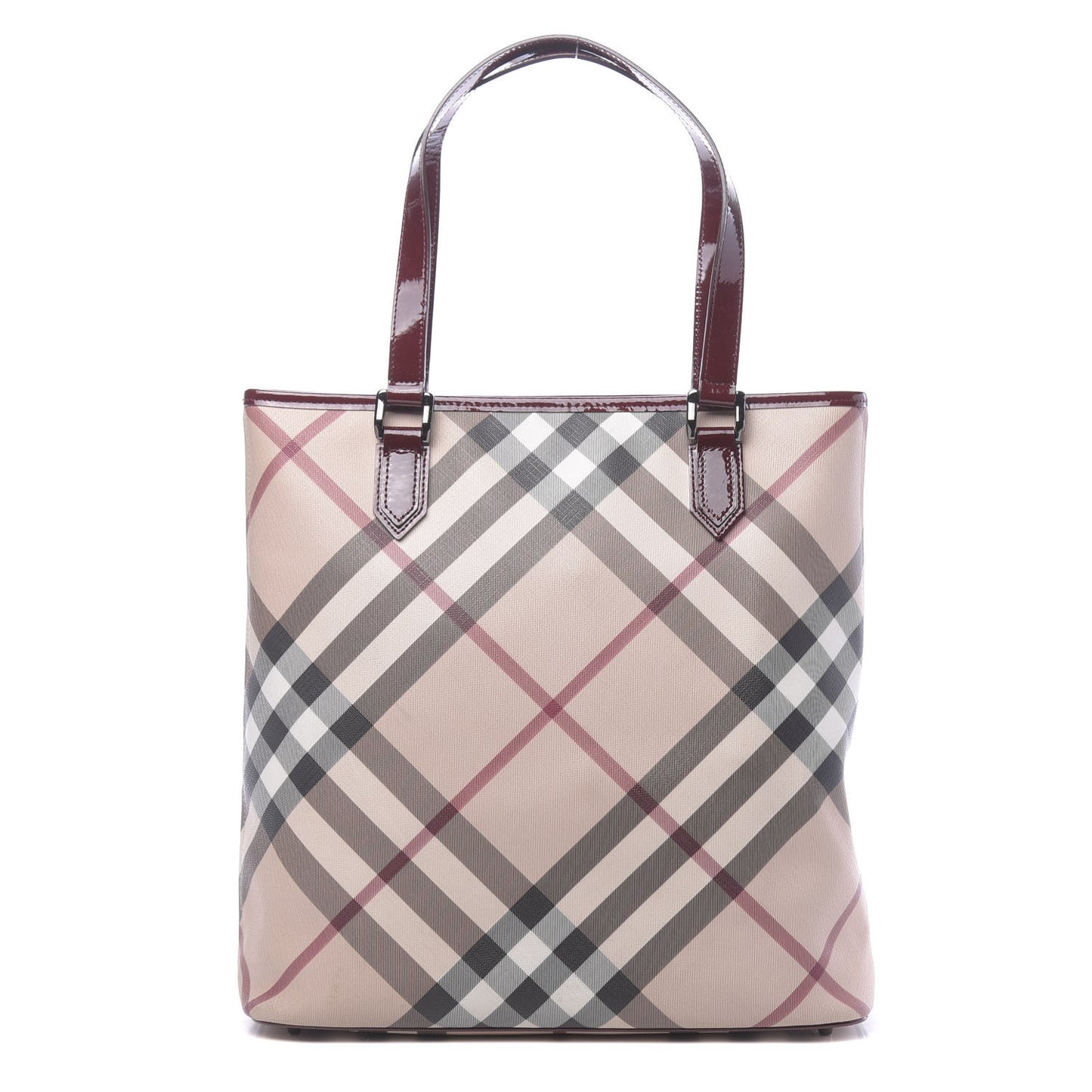 Supernova Check Regent Tote Berry Red