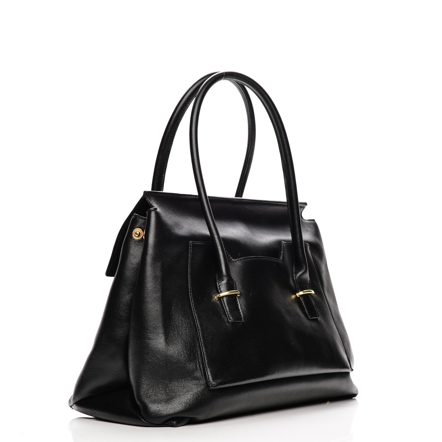 Tom Ford Smooth Calfskin Medium Icon Bag Black 3 of 7